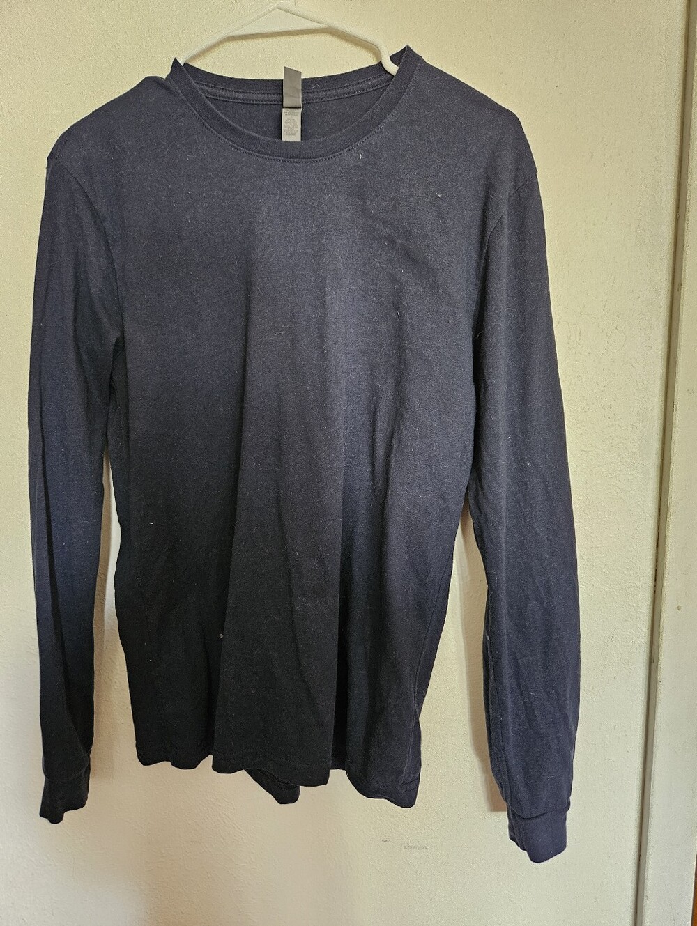 Next Level Apparel Men's Long-Sleeve Crewneck Shirt - Blue